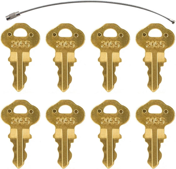 feishunteng 8PCS 2055 Dispenser Keys Compatible with Bradley Paper Towel, Toilet Tissue, Seat