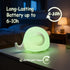 15-Min 7 4 Baby Night Light for Nursery, Smart Voice Activated Elephant Lamp with Auto-Shut Off, Color Changing