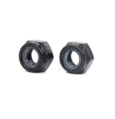 binifiMux 30Pcs M6-1.0mm Black Zinc Plated Nylon Lock Nuts, Self Clinching