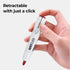 carrotez Retractable Dry Erase Markers, Low Odor Bullet Tip, Thick Barrel, 12 Count, Red
