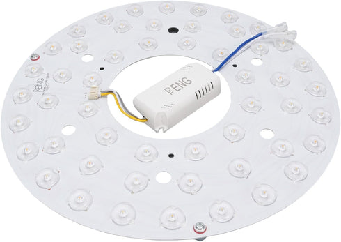 10.63 Inch 24W Dimmable 3CCT 3000K 4200K 6500K Ceiling Fan LED Light Replacement, Ceiling Fan Light Kit with Memory