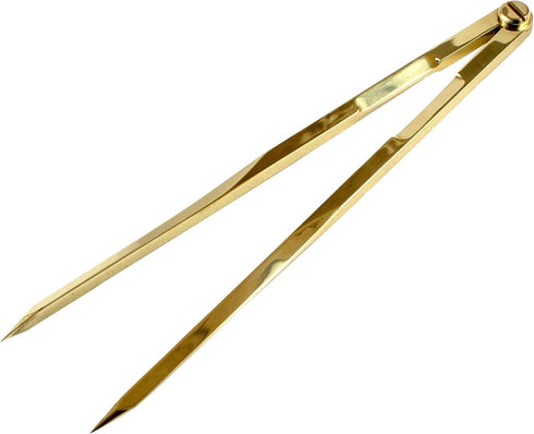 Calyron 7 Navigation Straight Pattern Artist Solid Brass Divider Drawing Tool Professional Long Marine Compass