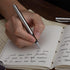 BEILUNER Silver Ballpoint Pens, Stainless Steel Body, Smooth Writing Experience, Dishwasher Safe Gift Box with Refill