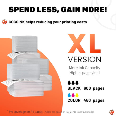 COCCINK 260XL 261XL Ink Cartridge Replacement for Canon Pixma TS6420 TS6420a TS6400 TS5300 TS5320 TR7020 TR7020a TR7022