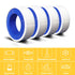 4 Rolls Teflon Plumbers Tape, 1/2 Inch(W) X 520 Inches(L), Pipe Sealing & Plumbing Thread Tape, PTFE Water Sealant for