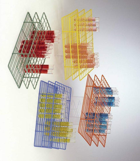 SP Bel-Art Poxygrid Test Tube Rack; For 20-25mm Tubes, 40 Places, Blue (F18767-0001)