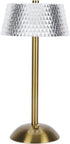 Dimmable 3 Zerodis Crystal Table Lamp Cordless LED Desk Lamp with Touch Control, Color Changing, Rechargeable Battery