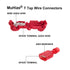 MuHize T-Tap Connectors Kit - 150 Pcs, 22-18 AWG Quick Splice Terminals with Male Spade Disconnects, Water-Resistant