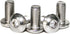 100 Pcs Button Head Socket Cap Bolts Screws M4-0.70 x 8mm, 18-8 Stainless Steel, Allen Hex Drive, by Fullerkreg