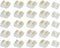 3-Pin 10mm COB LED Strip Connector Kit for Solderless Strip-to-Wire and Strip-to-Strip Joints (Pack of 25)