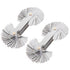 2PCS Metric & Imperial Screw Gauge, SAE Whitworth 55 Degree & Metric 60 Degree Thread Pitch Gauge for Industrial