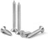 #6 x 3/8" Flat Head Sheet Metal Screws, Self Tapping, Stainless Steel 18-8 (304), 100 PCS