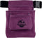 Graintex SS2082 3 Pocket Nail & Tool Pouch, Purple Suede Leather with 2 Webbing Belt for Handymen