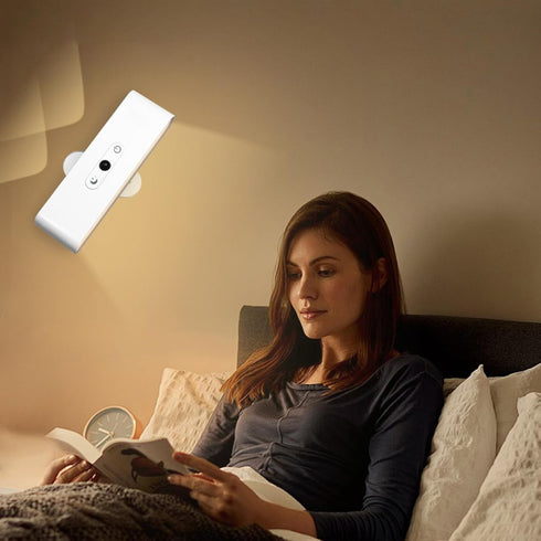 3600 3 360 LED Wall Sconce with Auto Motion Sensor, mAH Rechargeable USB Color Temperatures, Rotate Magnetic Ball LED