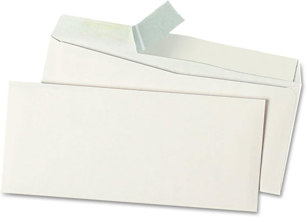 Universal 36001 Peel Seal Strip Business Envelope, #9, 500/Box, 3 7/8 x 8 7/8, White