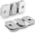 10 Sets Flush Mount Bracket with Screws, Heavy Duty Picture Hangers for Wall Hanging