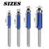 BENESOON 4PCS Set 1/4 Inch Trimming Flush Trim Router Bit Shank Carbide Tip Top Bearing Flush Cut Router Bit Edge