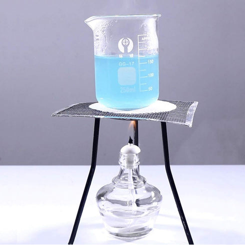 150ml Alcohol Burner Lamp, Glass Lab Bunsen Burners with 5 Replacement Wicks and 3 Funnel