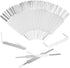 QYH Self-Adhesive Prong Paper Fasteners - 1 inch Capacity, 130 Fasteners/Box