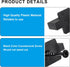 50Pcs Black Nylon Plastic Hidden Fasteners Clips for Deck Fastening, Universal Deck Fastener Clips with Metal Screws