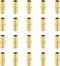 EFIELD Pex 3/4 Inch Brass Couplings Crimp Fittings (Pack of 20) for Pex Piping, ASTM F1807