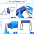 FOUR E'S SCIENTIFIC Laboratory Pipette Stand, Plastic Linear Holder for 7-8 Micropipettes (Pipettes Not Included)