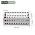 YOKIVE Tube Rack, 3 Layers 304 Stainless Steel Test Tube Rack Holder | Great for 10-13mm Lab Test Tube(Silver, 40-Sockets)