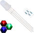 100pcs 5mm RGB Tri-Color (Red Green Blue Multicolor) 4Pin LED Diodes Common