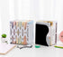 JIARI Book Ends - Black Decorative Metal Iron Adjustable Bookend Holder for Desk (Black)