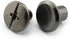 LQ Industrial 120pcs Chicago Screw Binding Screws, Slotted Philip Head, 5x6mm Black