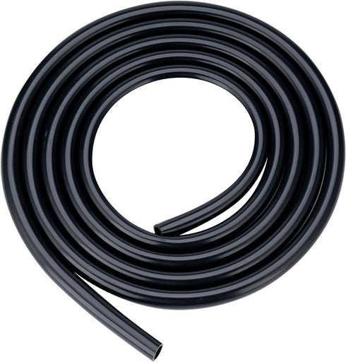 Eastrans 1/4" ID Silicone Tubing, Food Grade Flexible Hoses, High Temp for Home Brewing, 5 Feet Length, Black