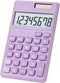 Basic Calculator, Cute Pocket Size Mini Desktop Calculators for School, Office, Home (Purple)