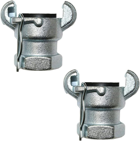 Interstate Pneumatics CU-850 3/4 Inch Female NPT Straight Through Jack Hammer Coupler (Pack of 2)