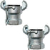 Interstate Pneumatics CU-850 3/4 Inch Female NPT Straight Through Jack Hammer Coupler (Pack of 2)