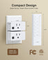 200FT 15A/1875W (5 2 Wireless Remote Control Outlet, Long Range Remote Light Switch, Mini Remote Outlet Plug