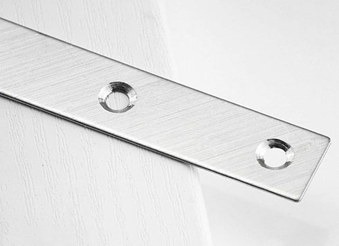 Tiberham 10 80 80 mm Flat L Shaped Corner Bracket, Pcs x Stainless Steel Right Angle Corner Brace Repair Plate, Heavy