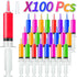 100 Pack Syringes with Tip Cap - 20ml BPA-Free Liquid Syringes for Parties and Events