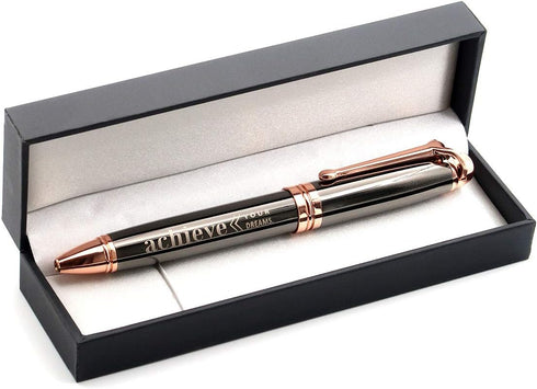Inkstone Achieve Your Dreams Luxury Gift Pen, Engraved Executive Business Pen for Professionals
