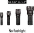 Pmsanzay 0.6" 1.6" Magnetic Base Mount Flashlight Mounting Brackets Flashlight Holder - Strong Magnet Base
