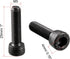 uxcell M5 x 20mm 12.9 Alloy Steel Hex Socket Head Cap Screws, Black, 30pcs