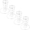 Beaupretty 4pcs Stainless Steel Ice Cream Cone Holder Rack, Ice Cream Display