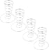 Beaupretty 4pcs Stainless Steel Ice Cream Cone Holder Rack, Ice Cream Display