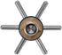 Sink glass rinser, stainless steel kitchen cup washer with star shaped base, for bar restaurant coffee shop home milk