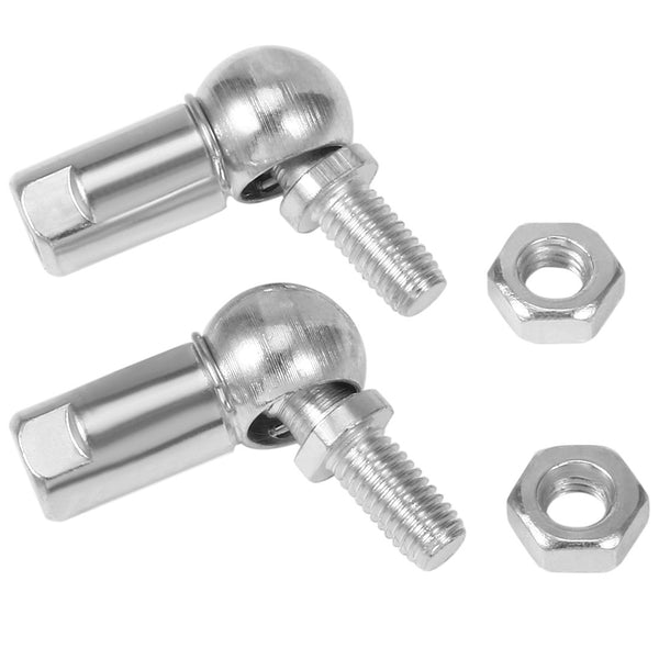 uxcell CS10 Rod End Ball Bearing with Stud, 2pcs Left-Hand Female and Right-Hand Male Thread M6x1.0