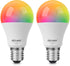 DiCUNO Smart Light Bulbs, Wi-Fi Bluetooth LED Lights, Multi Colors Changing Bulb