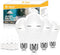 Neporal A19 Rechargeable Light Bulbs, 60 Watt Equivalent, Emergency Light Bulb, Daylight