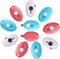 Mini Retractable Utility Knife Box Cutter with Key Chain Hole - 9pcs Alloy Steel Splicing Knife