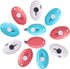 Mini Retractable Utility Knife Box Cutter with Key Chain Hole - 9pcs Alloy Steel Splicing Knife
