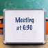 School Smart Dry-Erase Board, 8 x 12 Inches, Each