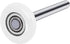 XiKe 12 Pack White 2" Nylon Garage Door Roller with 4" Stem, Quiet and Durable for High Load
